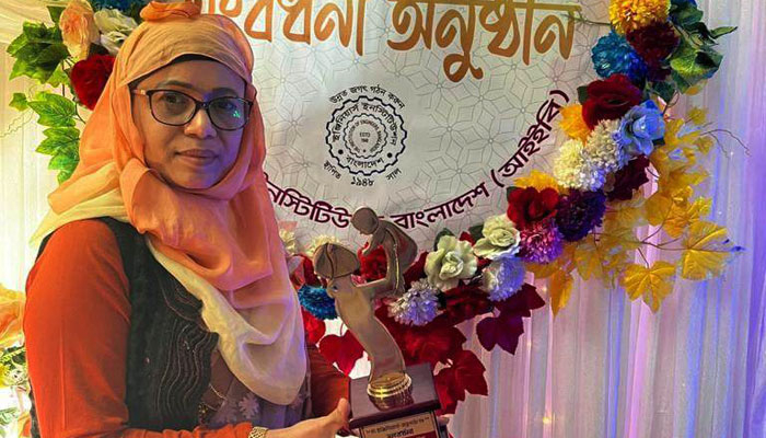 আইইবির ‌‘দি ইঞ্জিনিয়ার্স-রত্নগর্ভা মা’ পদক পেলেন প্রকৌশলী আফরোজা