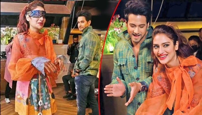 চোখ বাঁধা তবুও যশকে চিনতে ভুল করলেন না নুসরাত