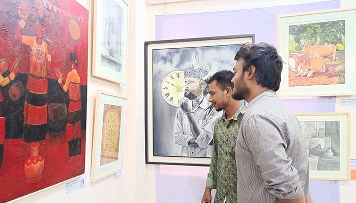 রাবিতে বার্ষিক শিল্পকর্ম প্রদর্শনী