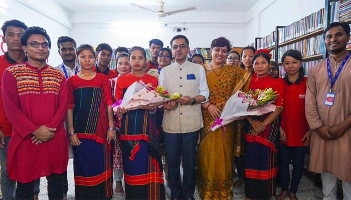 বিদ্যানন্দ ফাউন্ডেশন পরিদর্শন করলেন ভারতীয় হাই কমিশনার