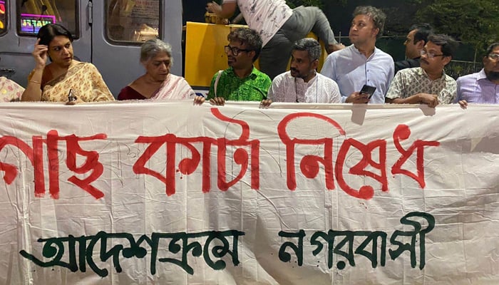 ধানমন্ডিতে গাছ কাটা বন্ধের দাবিতে মেয়রকে ৩৭ বিশিষ্ট নাগরিকের চিঠি