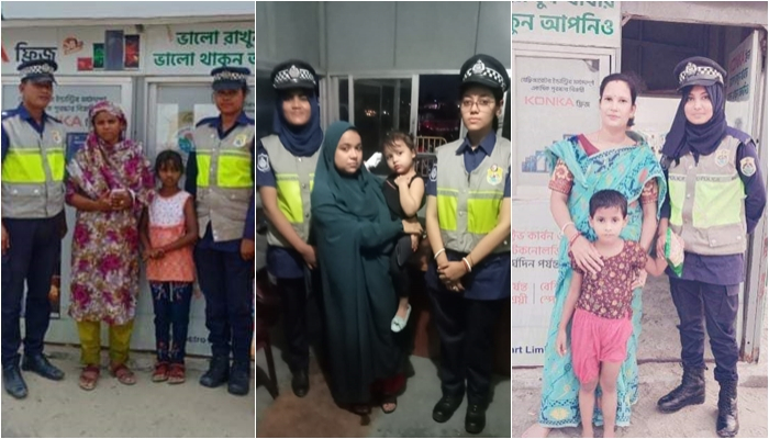 হারিয়ে যাওয়া ১২ শিশুকে উদ্ধার করেছে ট্যুরিস্ট পুলিশ