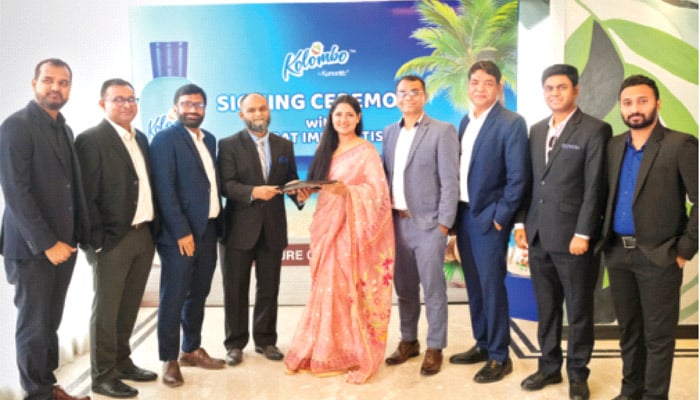 নারিকেল তেলের ব্র্যান্ড কলম্বোর সঙ্গে যুক্ত হলেন তিশা