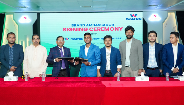 তৃতীয়বার ওয়ালটনের ‘ব্র্যান্ড অ্যাম্বাসেডর’ হলেন মিরাজ