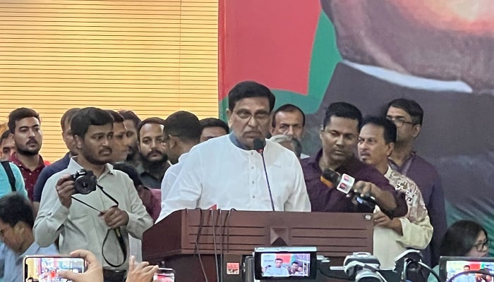 আ.লীগ নামলে বিএনপি-জামায়াতের অস্তিত্ব থাকবে না: হানিফ