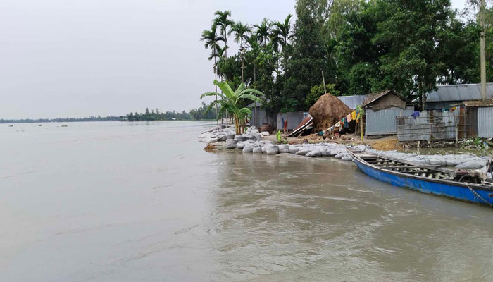 কুড়িগ্রামে তিস্তার পানি বিপৎসীমার ৩০ সেন্টিমিটার ওপরে