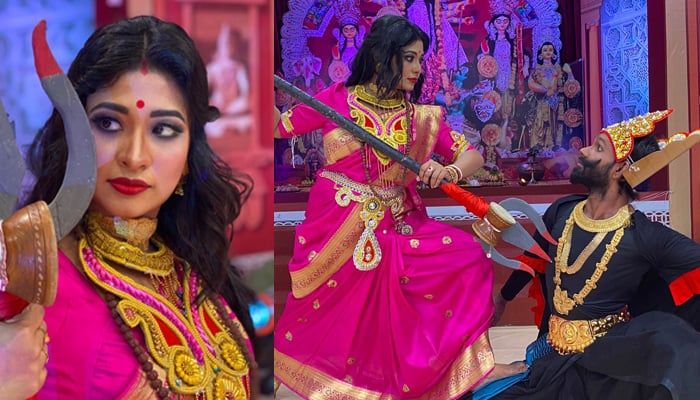 পূজার নির্দেশনায় ‘কালিকাচ’র নৃত্যরূপ